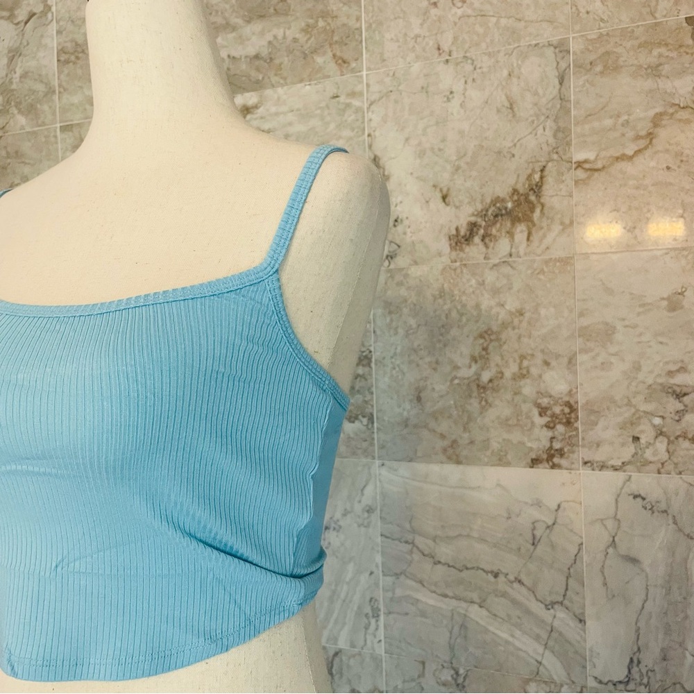 BP. Ribbed Knit Cropped Tank - Picture 3 of 6